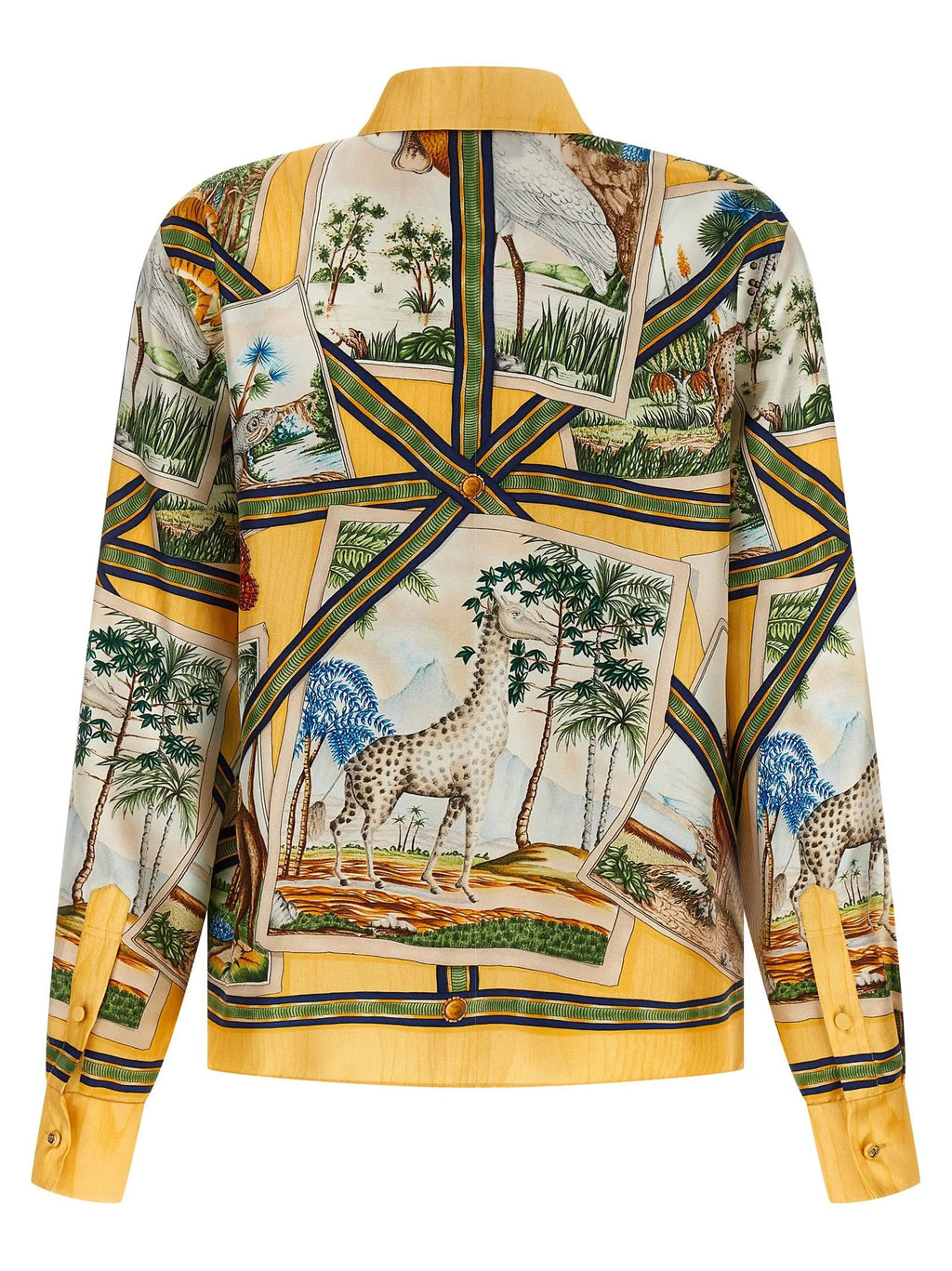 Gucci Gucci Multicolor Silk Blouse