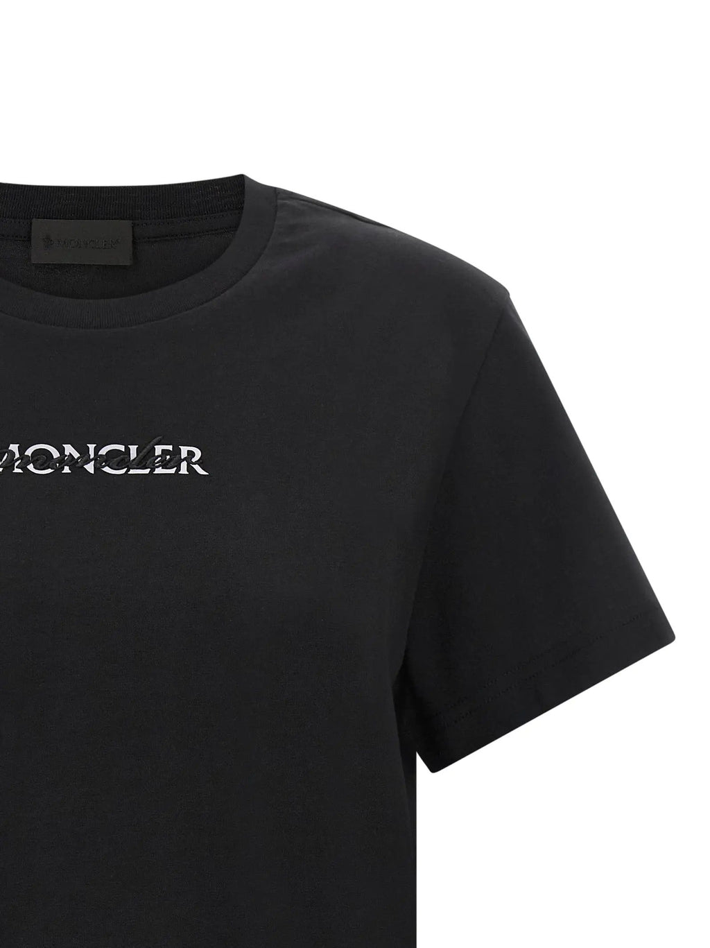 Moncler Moncler Black Cotton T-Shirt