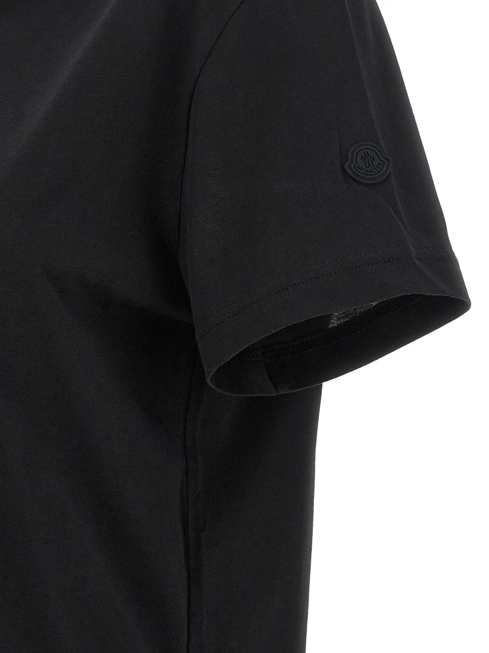Moncler Moncler Black Cotton T-Shirt