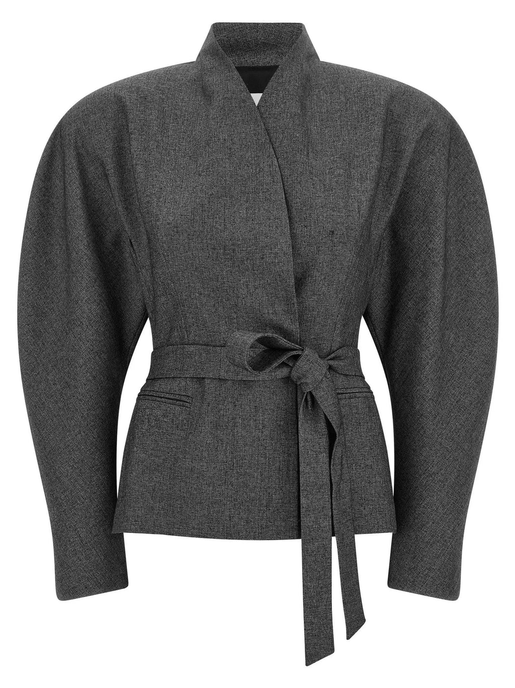 Le blazer en polyester gris Andamane