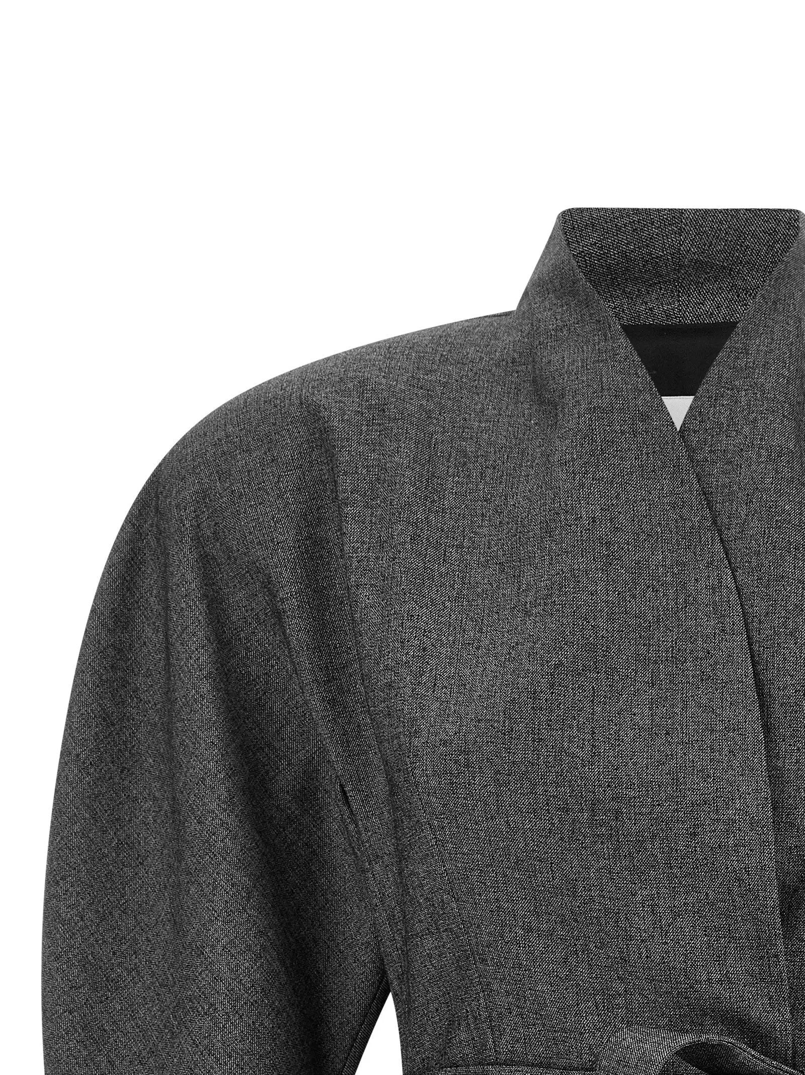 Le blazer en polyester gris Andamane