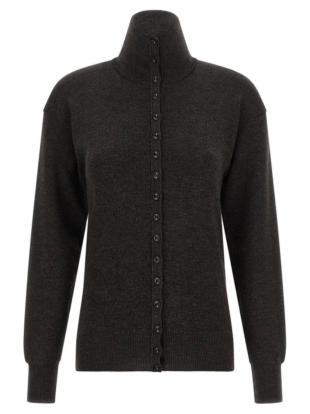 Cardigan en laine marron Lemaire