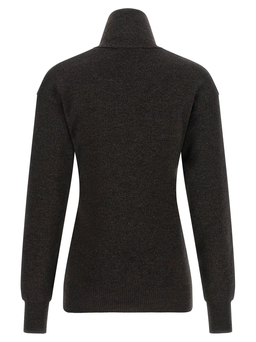 Cardigan en laine marron Lemaire