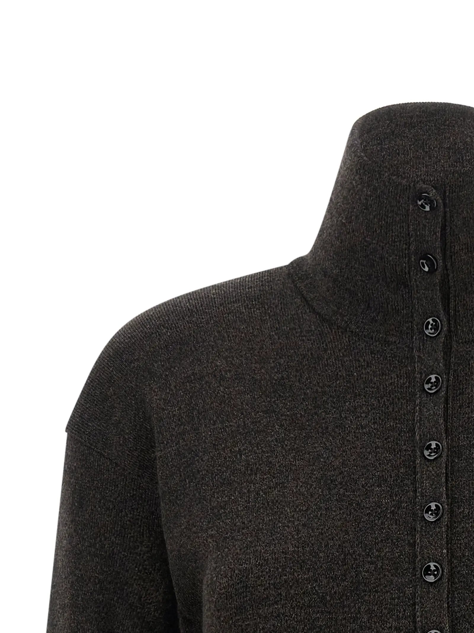 Cardigan en laine marron Lemaire