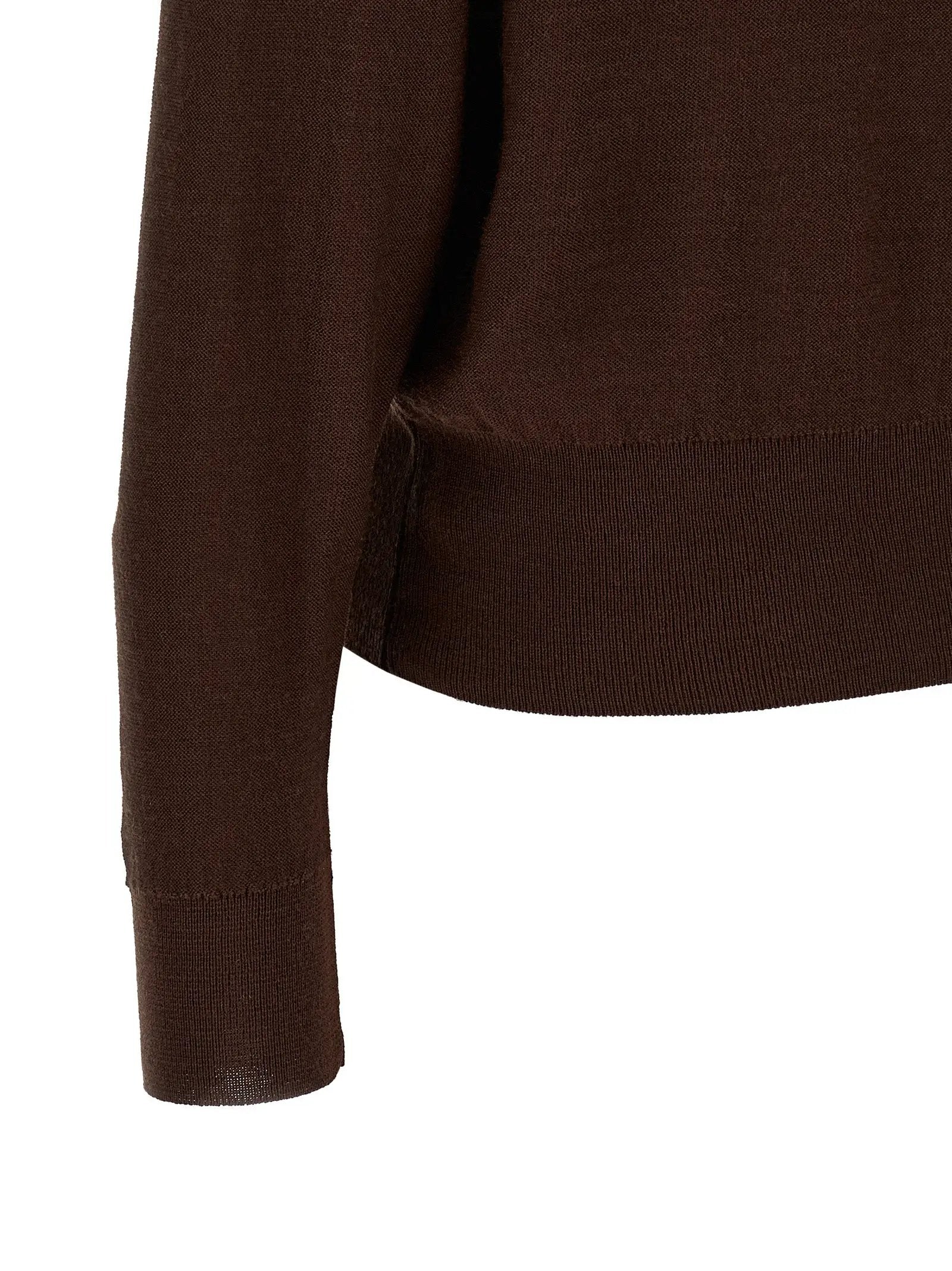 Cardigan en laine Bordeaux Lemaire