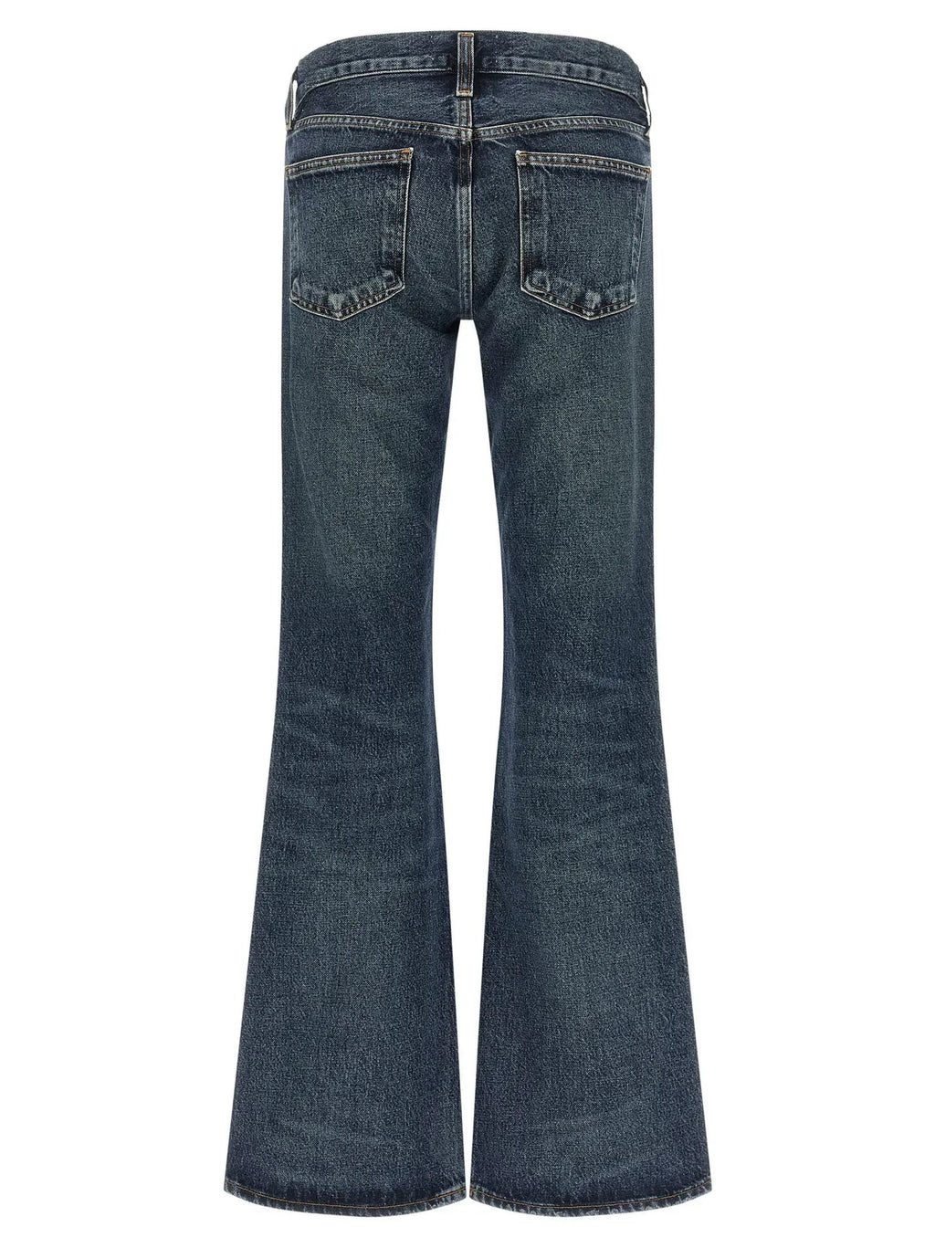 Agolde Blue Cotton Bootcut Jeans