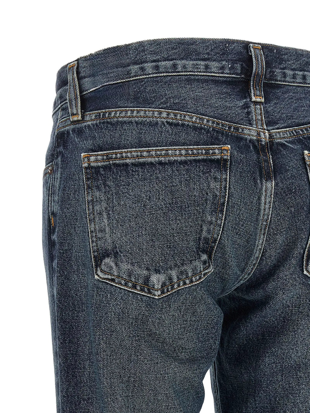 Agolde Blue Cotton Bootcut Jeans