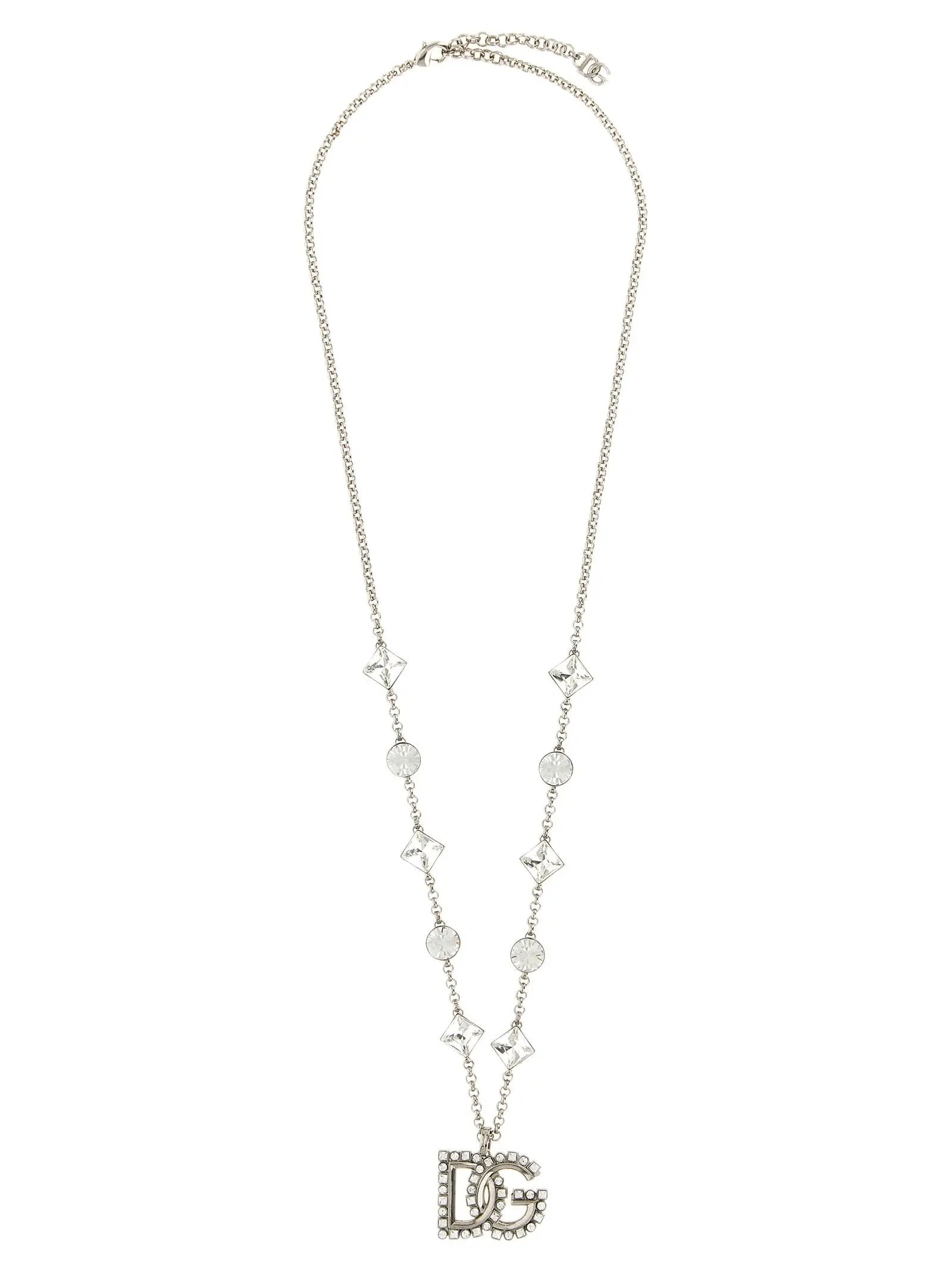 Dolce & Gabbana Silver Brass Necklace