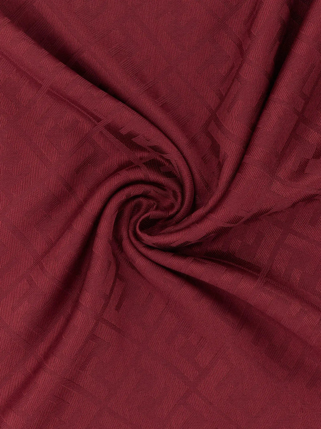 Fendi Bordeaux Silk Foulard