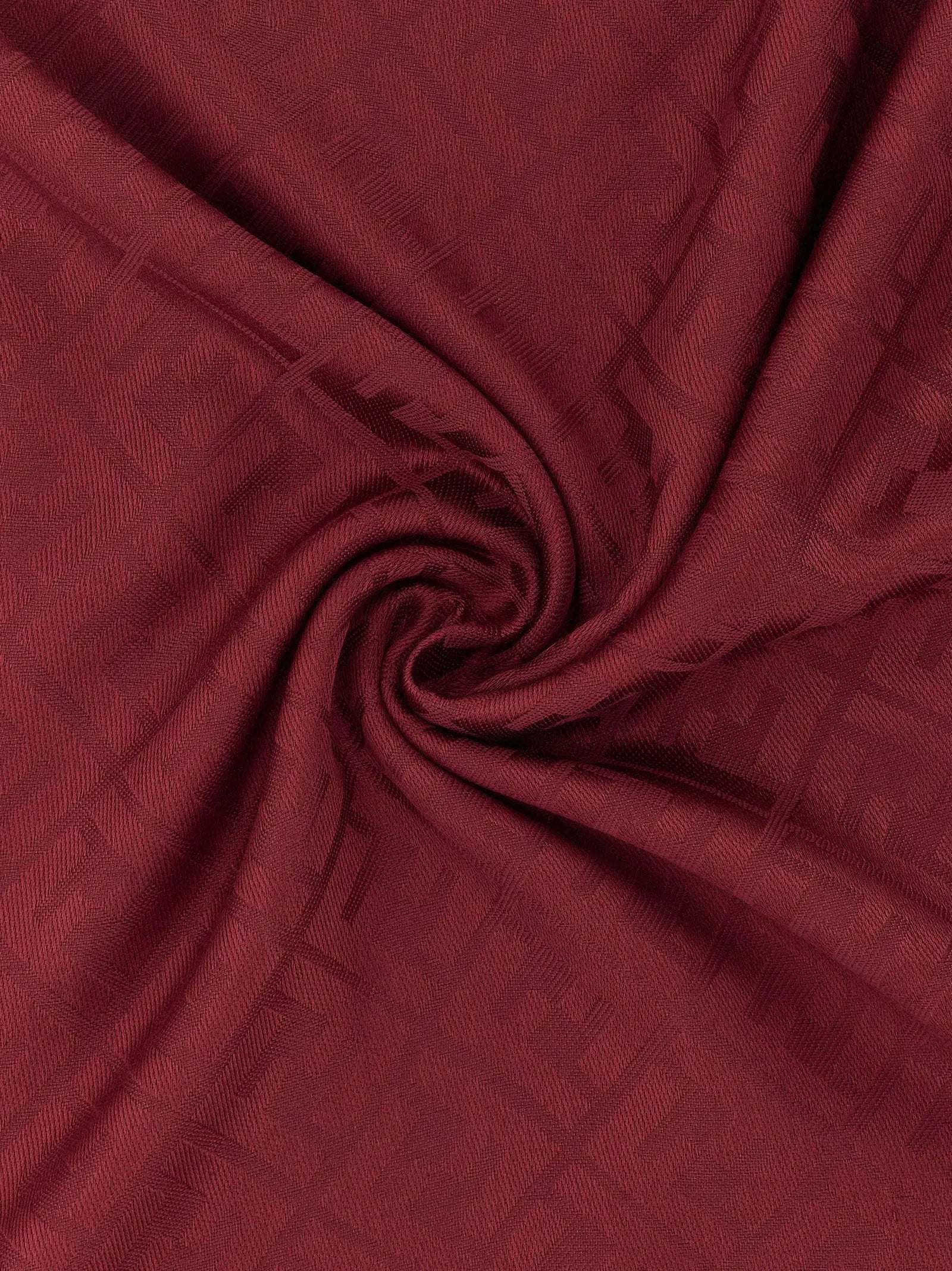 Fendi Bordeaux Silk Foulard