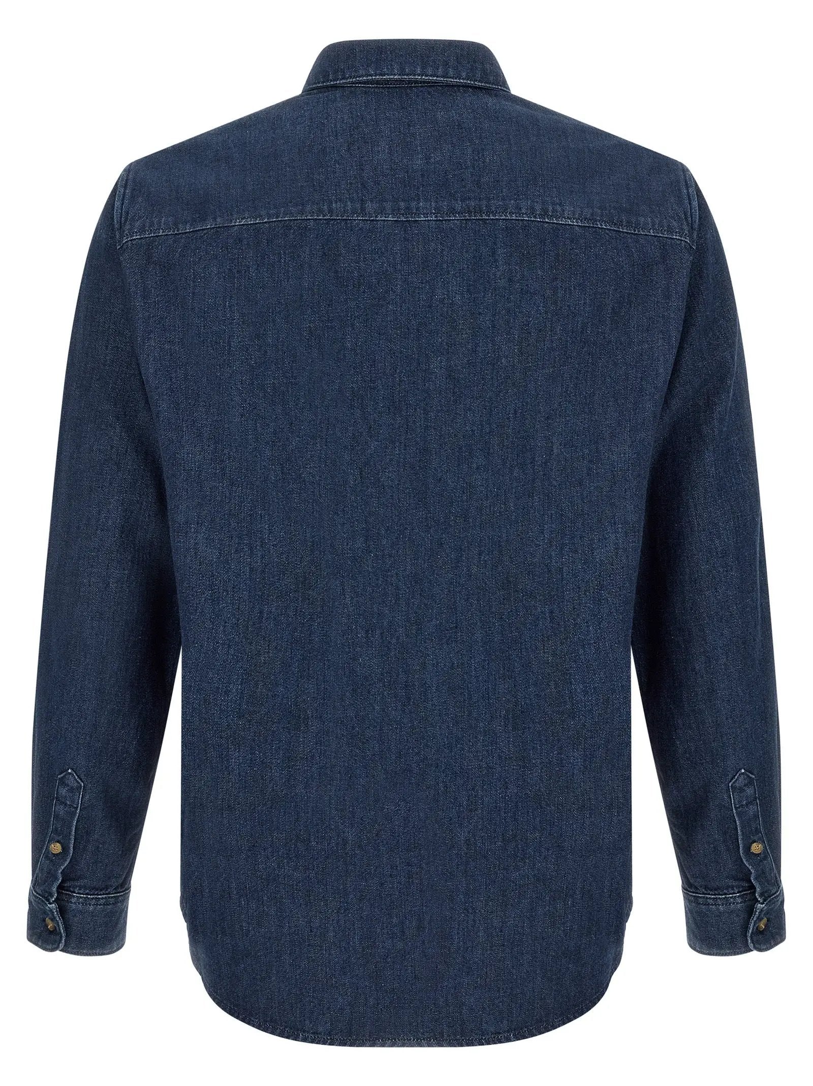 A.P.C. Blue Cotton Blouse