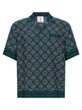 Casablanca Bicolor Silk Blouse
