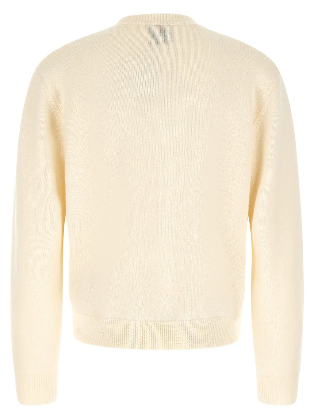 Casablanca White Wool Cardigan