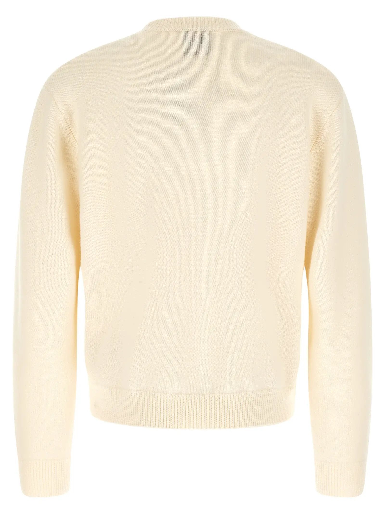 Casablanca White Wool Cardigan