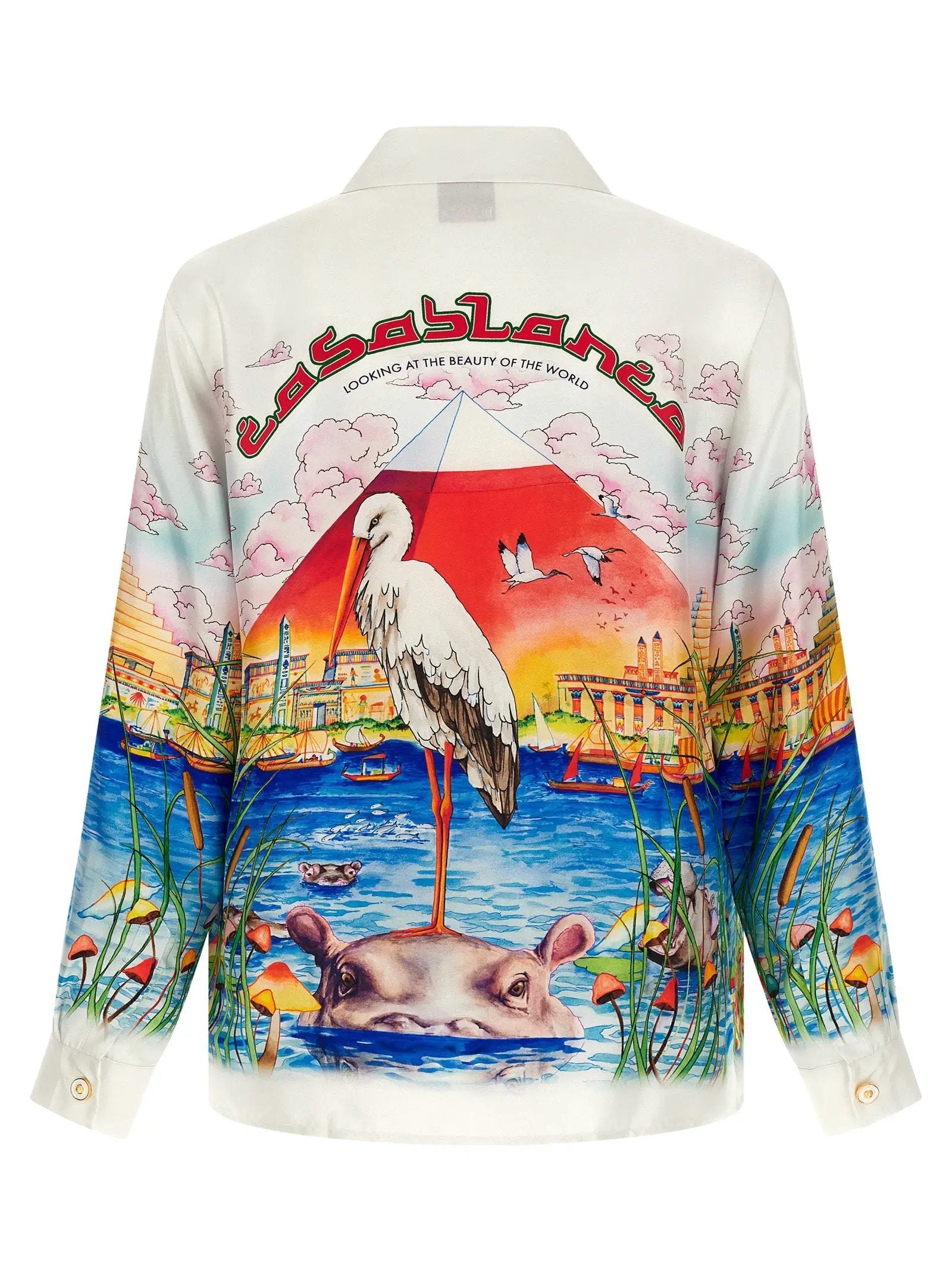 Casablanca Multicolor Silk Blouse