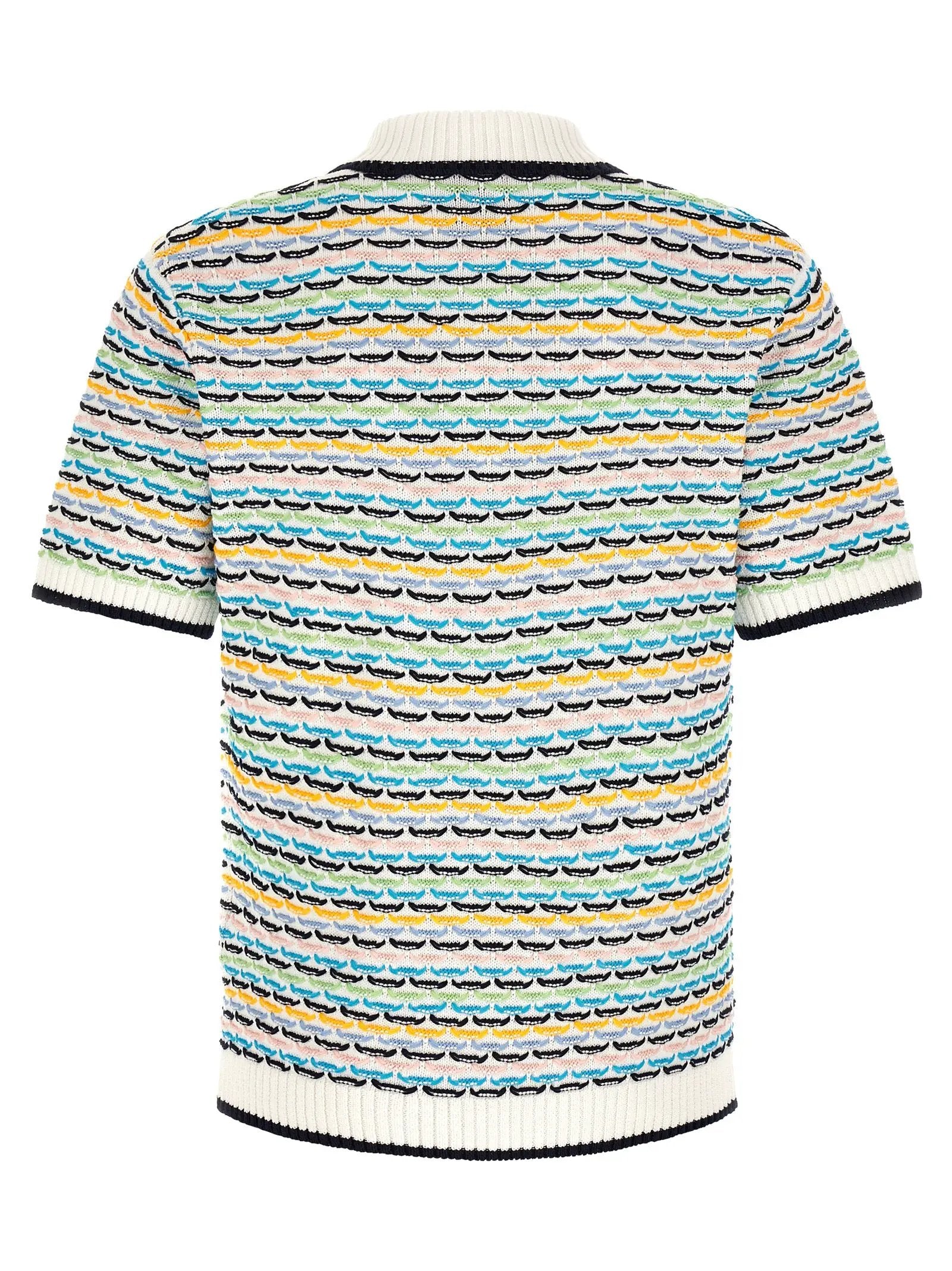 Casablanca Casablanca Multicolor Cotton Polo Shirt