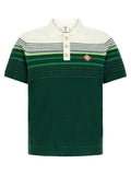 Casablanca Bicolor Cotton Polo Shirt