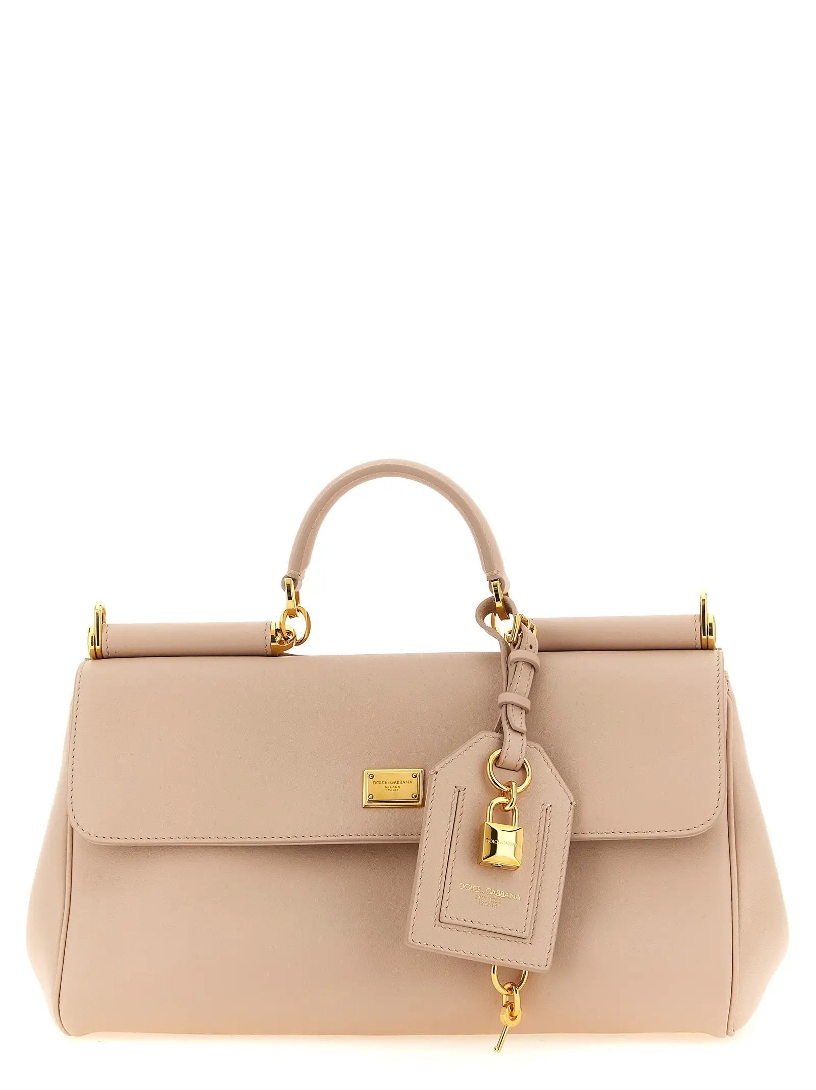 Sac à main en cuir multicolore Dolce & Gabbana