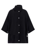 PINKO Blue Wool Coat