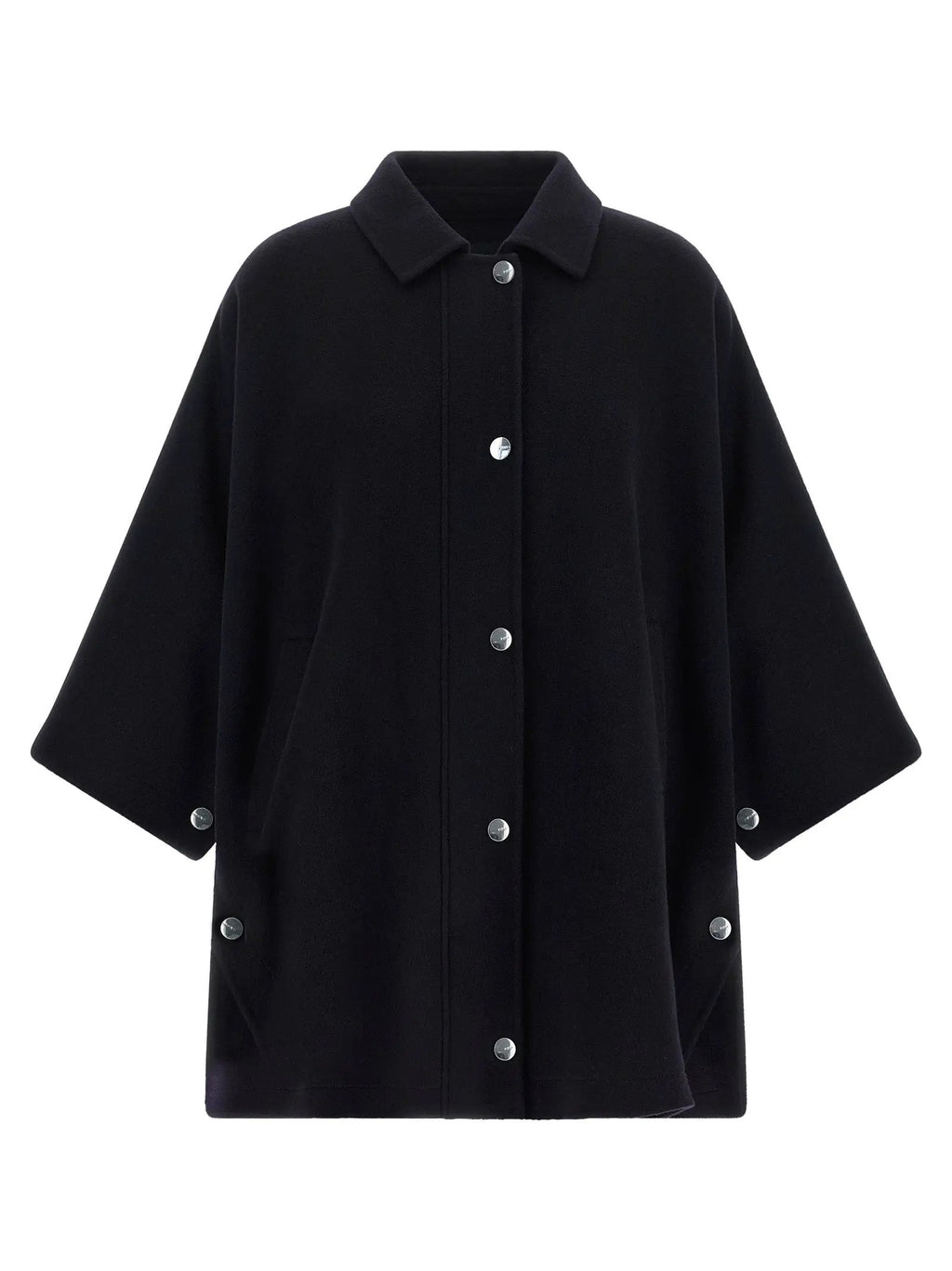 PINKO Blue Wool Coat