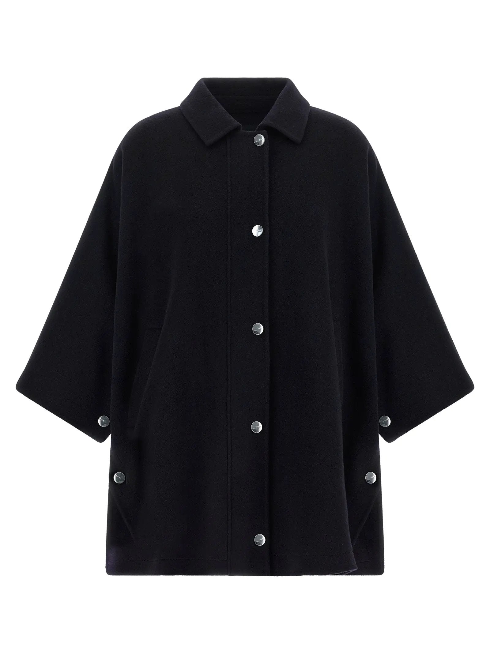 PINKO Blue Wool Coat