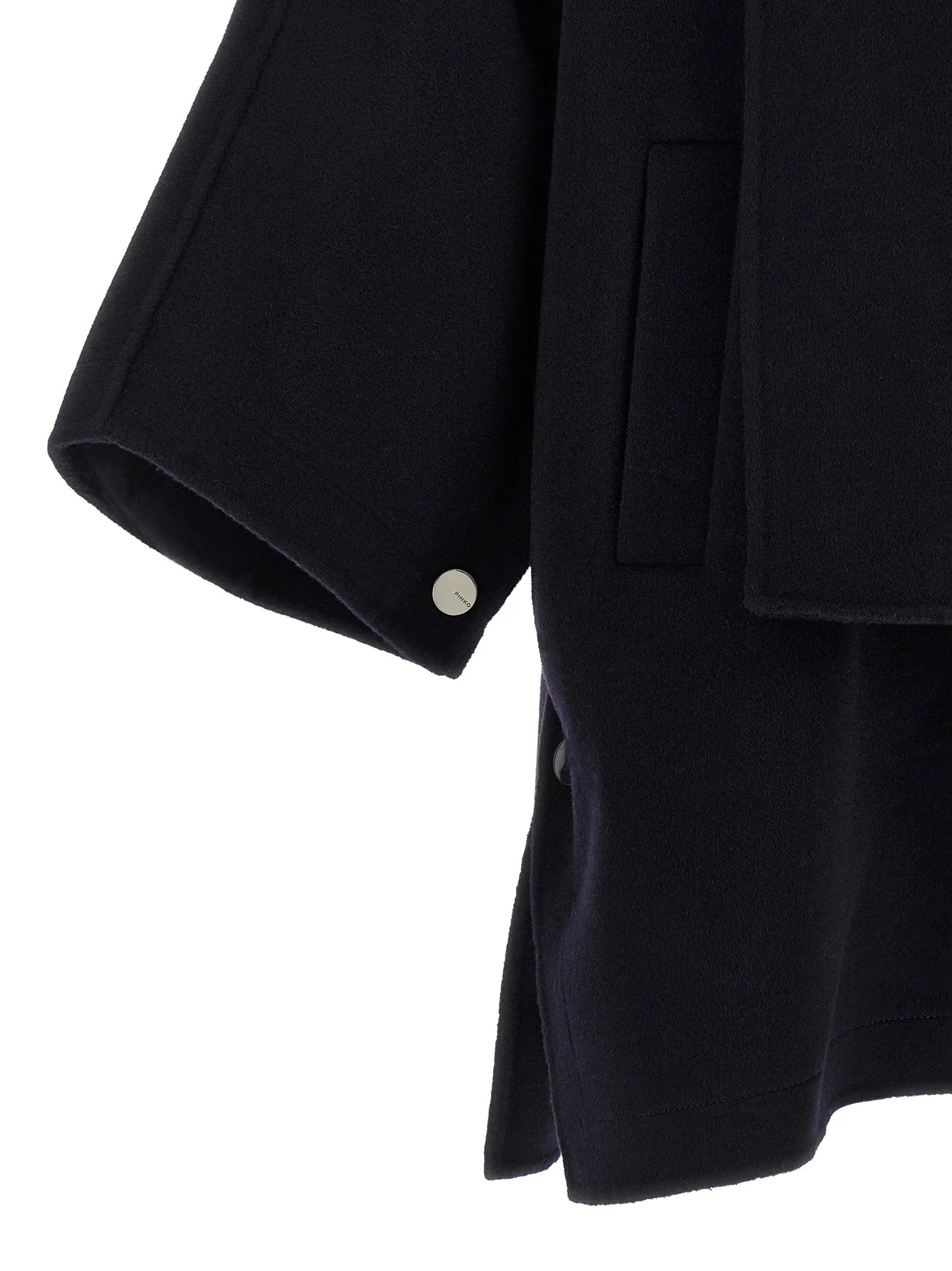 PINKO Blue Wool Coat