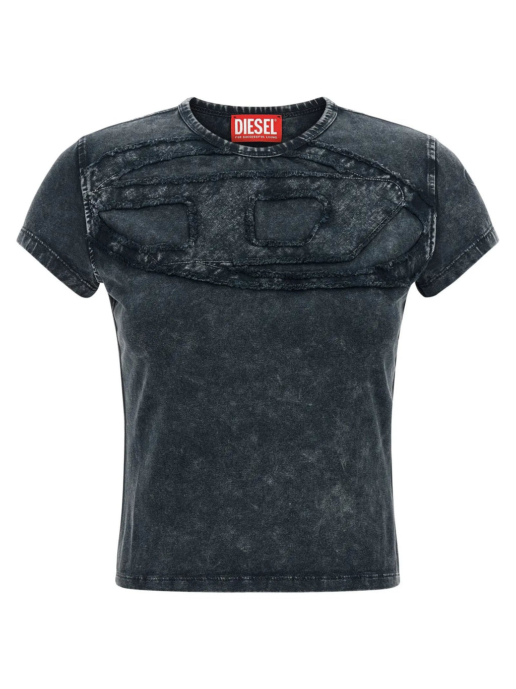 Diesel Gray Cotton T-Shirt