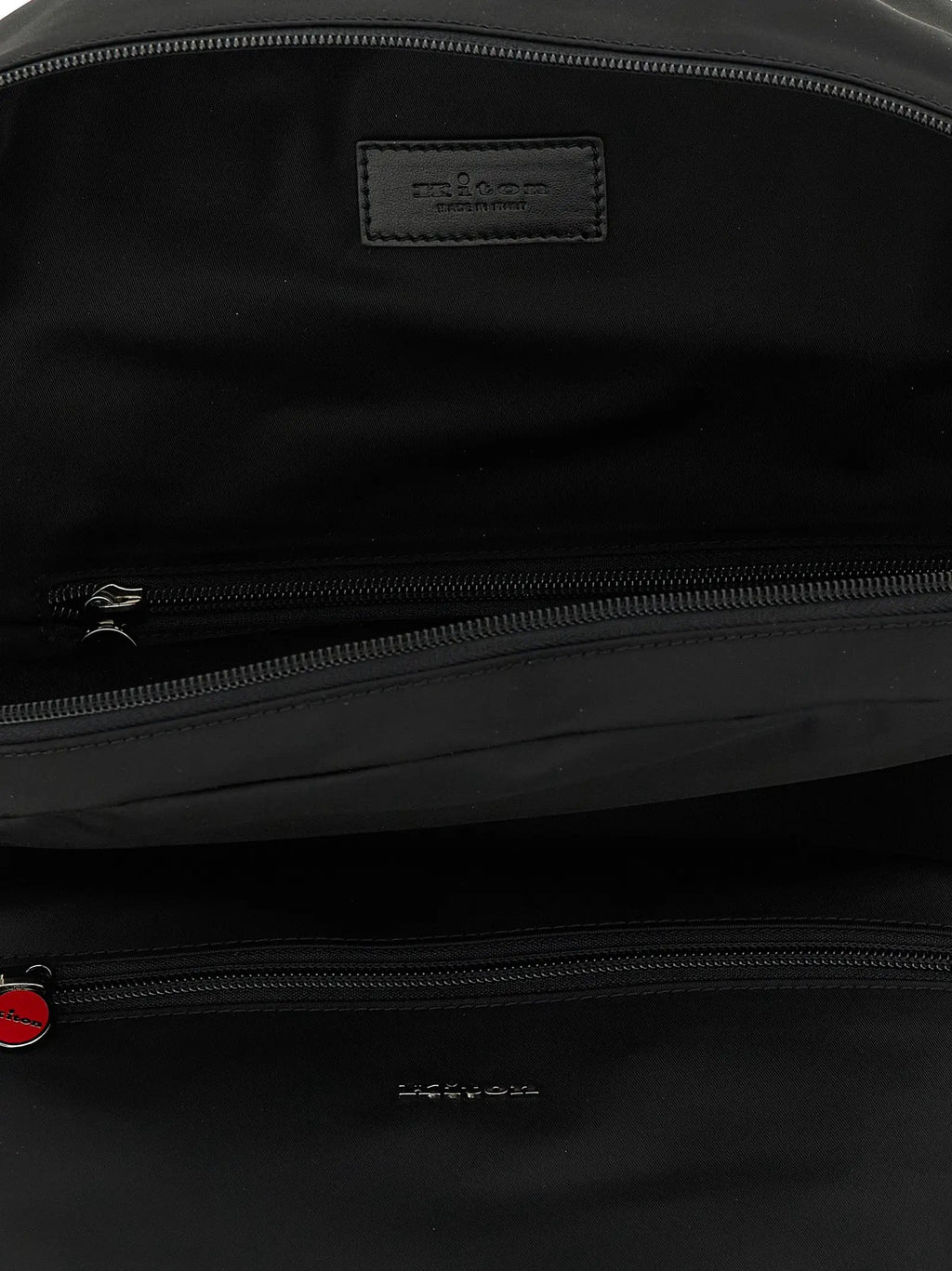 Kiton Black Polyamide Backpack