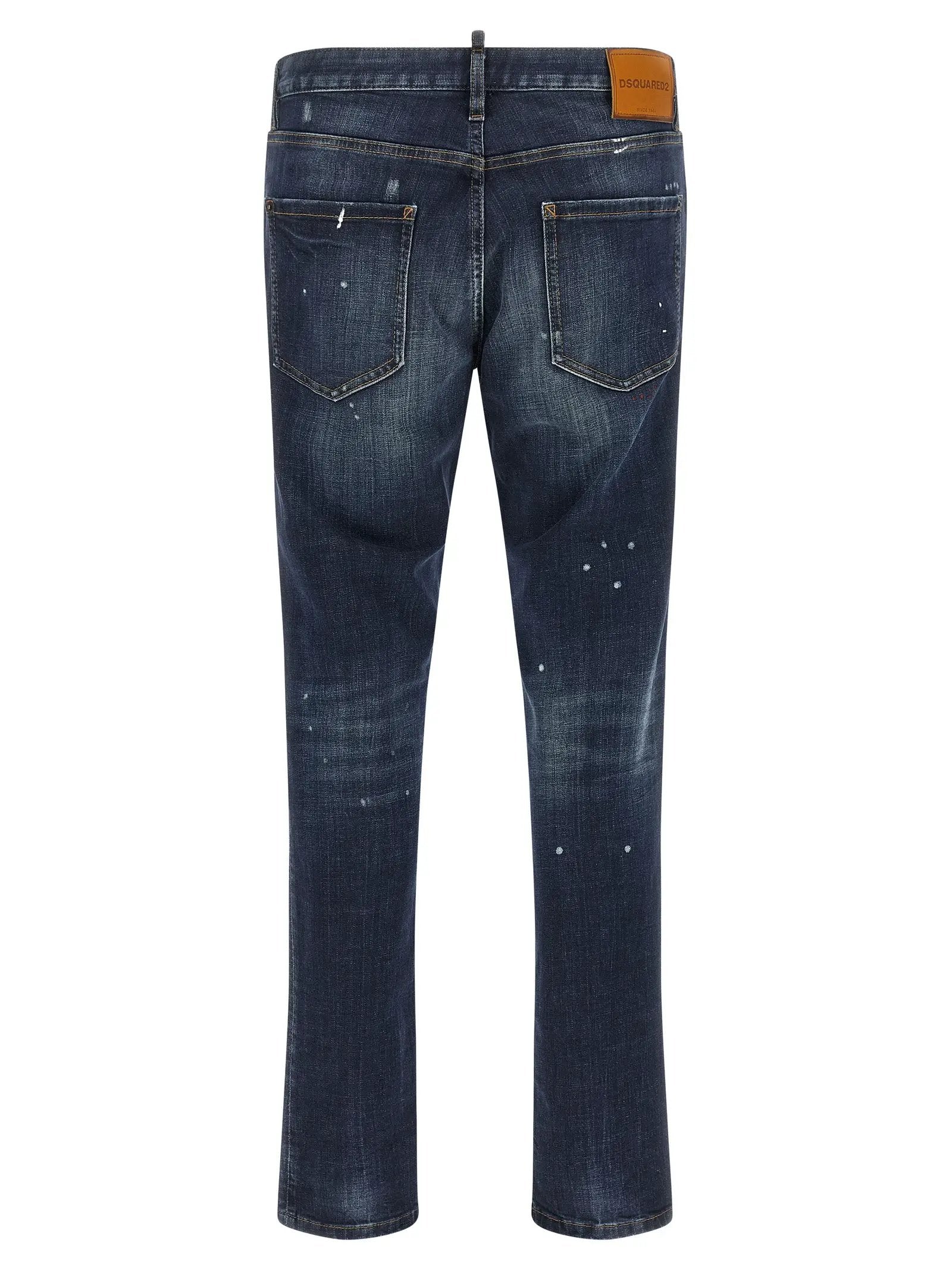 Dsquared² Dsquared² Blue Cotton Straight-Leg Jeans