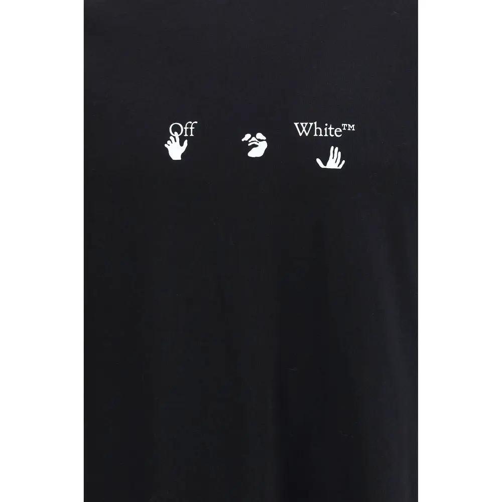 T-shirt Off-White en coton noir