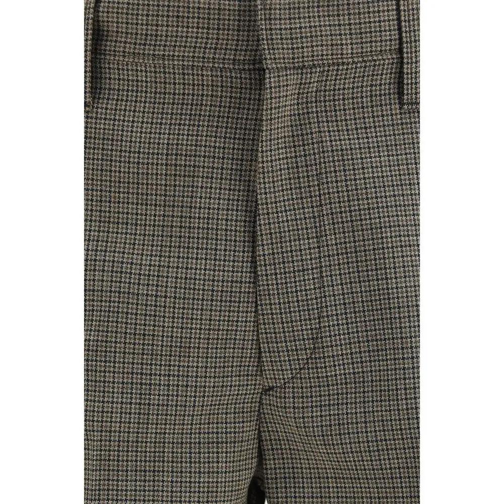 Prada Brown Wool Oves Aries Pants