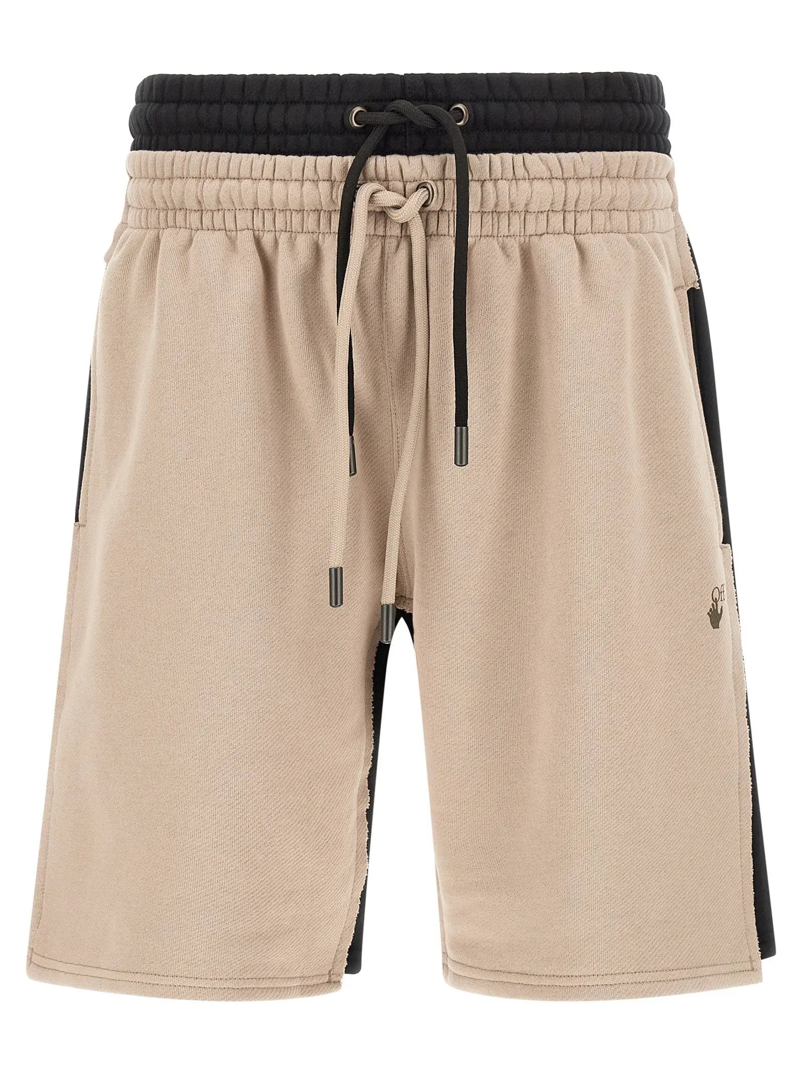 Shorts Bermudas en coton multicolore Off-White