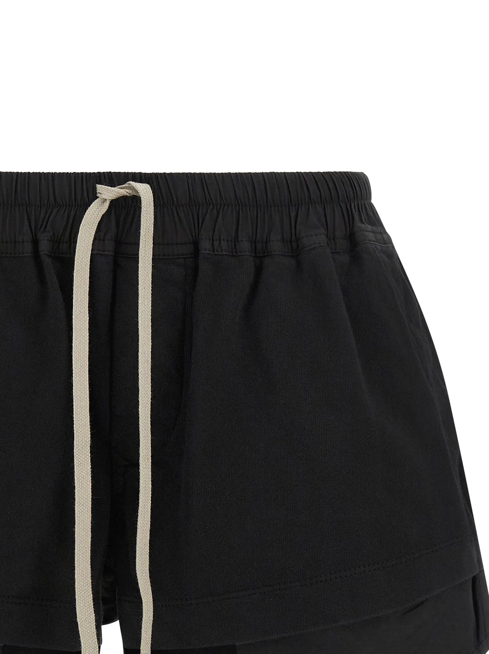 DRKSHDW Black Cotton Bermuda Shorts