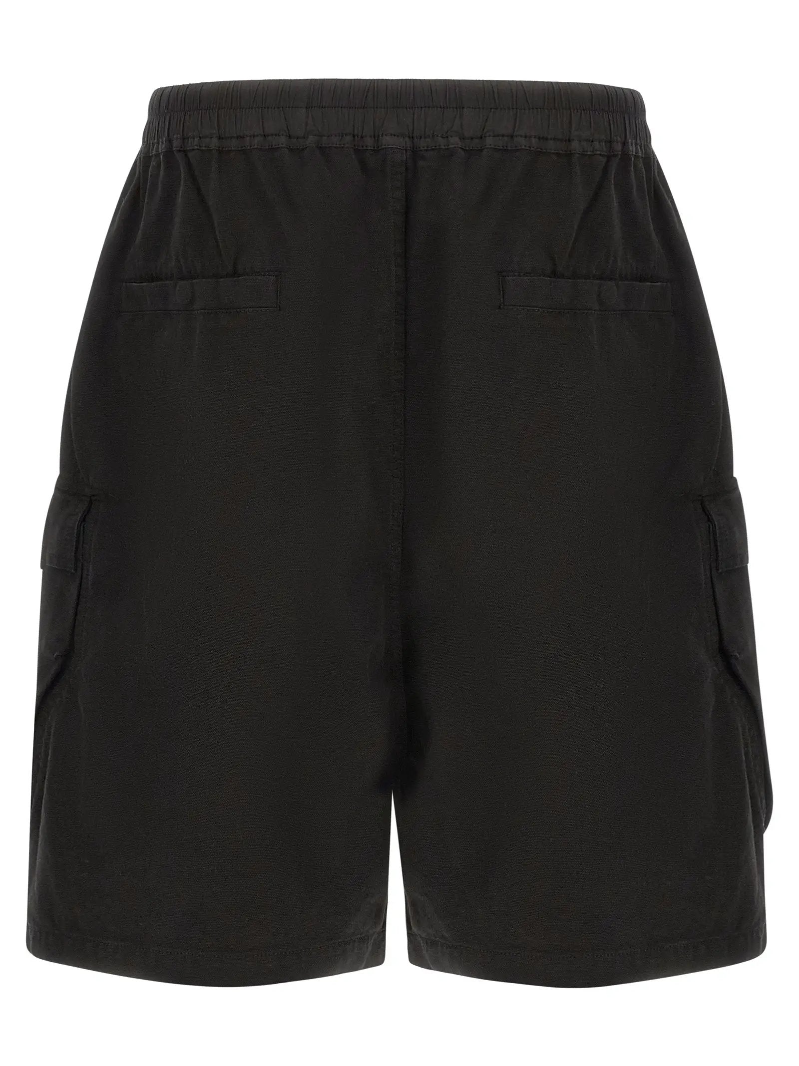 DRKSHDW Black Cotton Bermuda Shorts