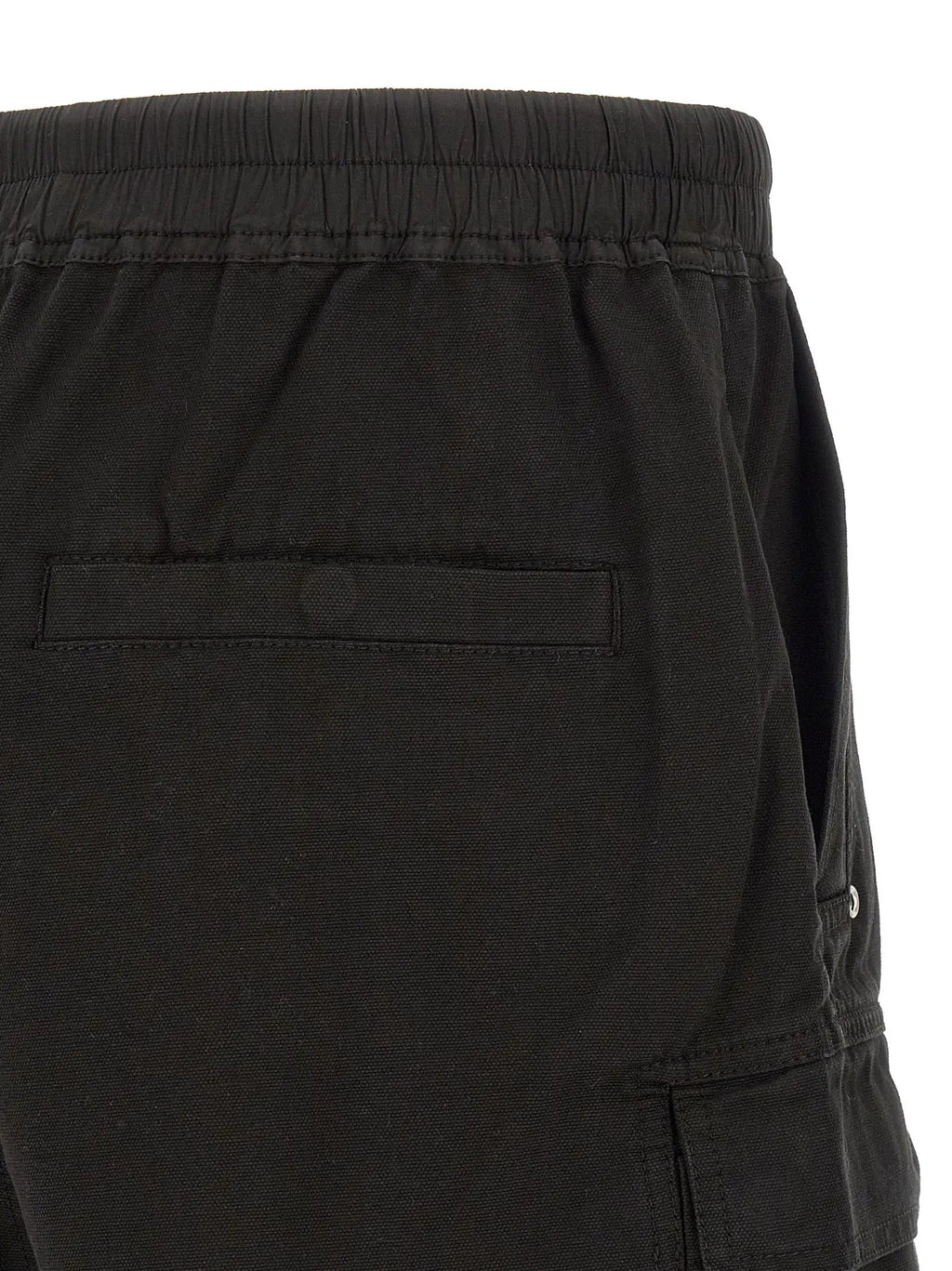 DRKSHDW Black Cotton Bermuda Shorts