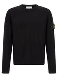 Stone Island Black Virgin Wool Cardigan