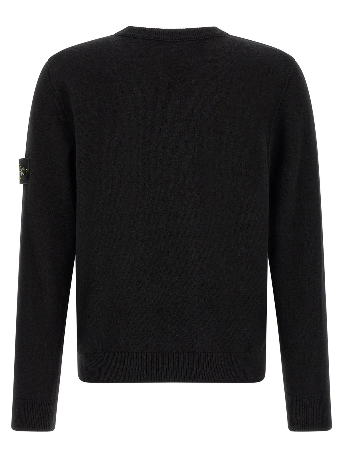 Stone Island Black Virgin Wool Cardigan