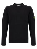 Stone Island Black Virgin Wool Cardigan