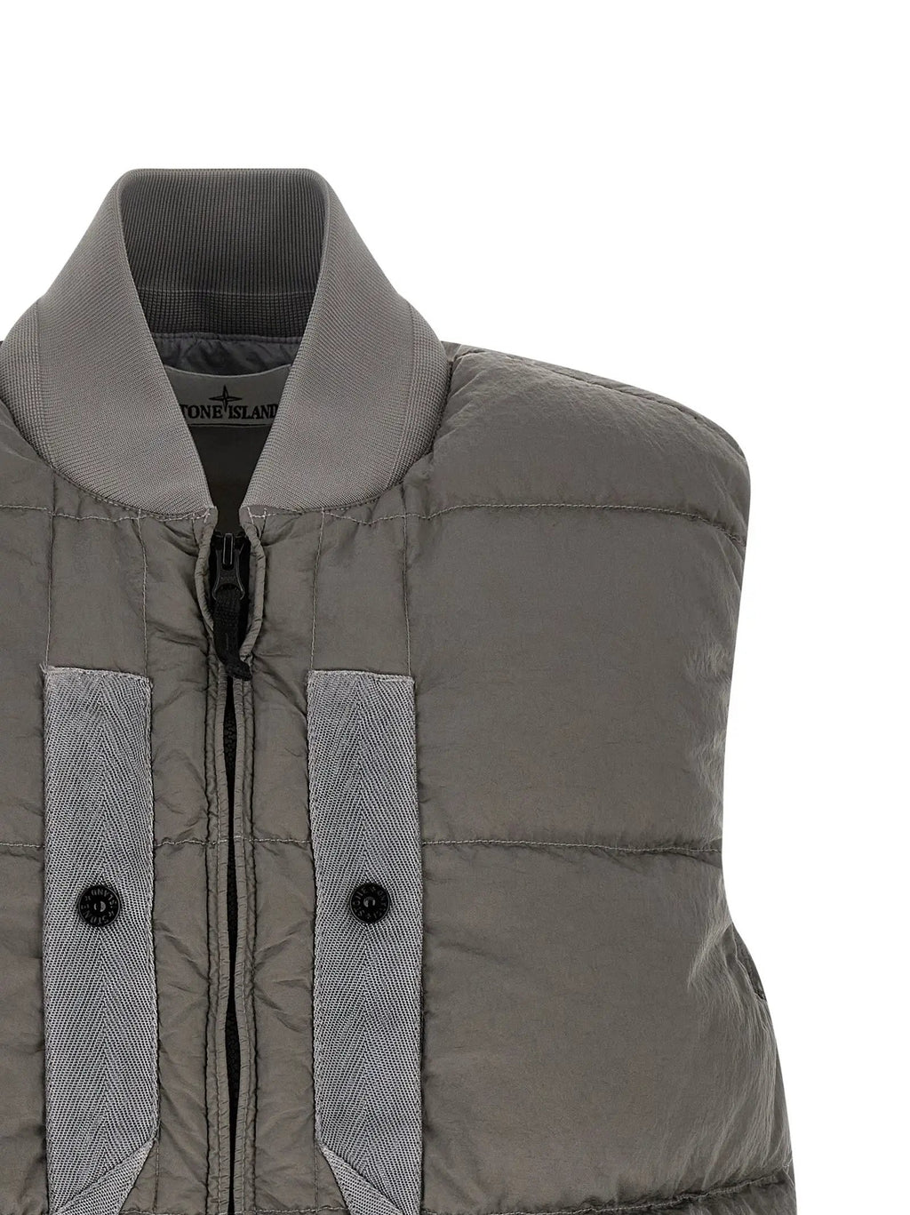 Stone Island Stone Island Gray Polyamide Sleeveless Jacket