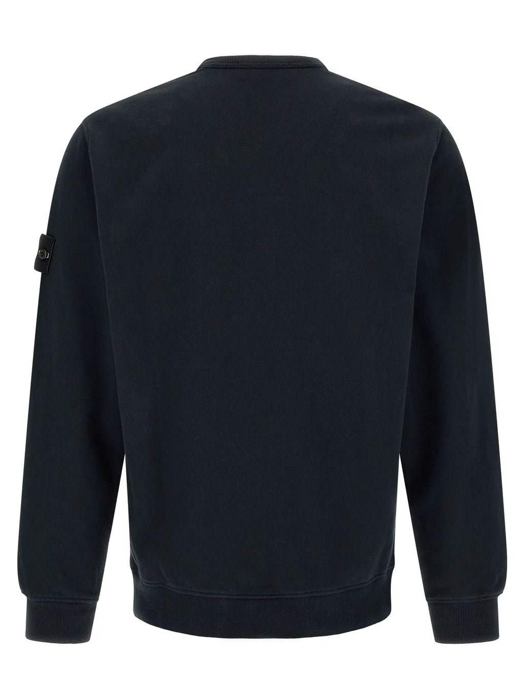 Stone Island Blue Cotton Sweatshirt