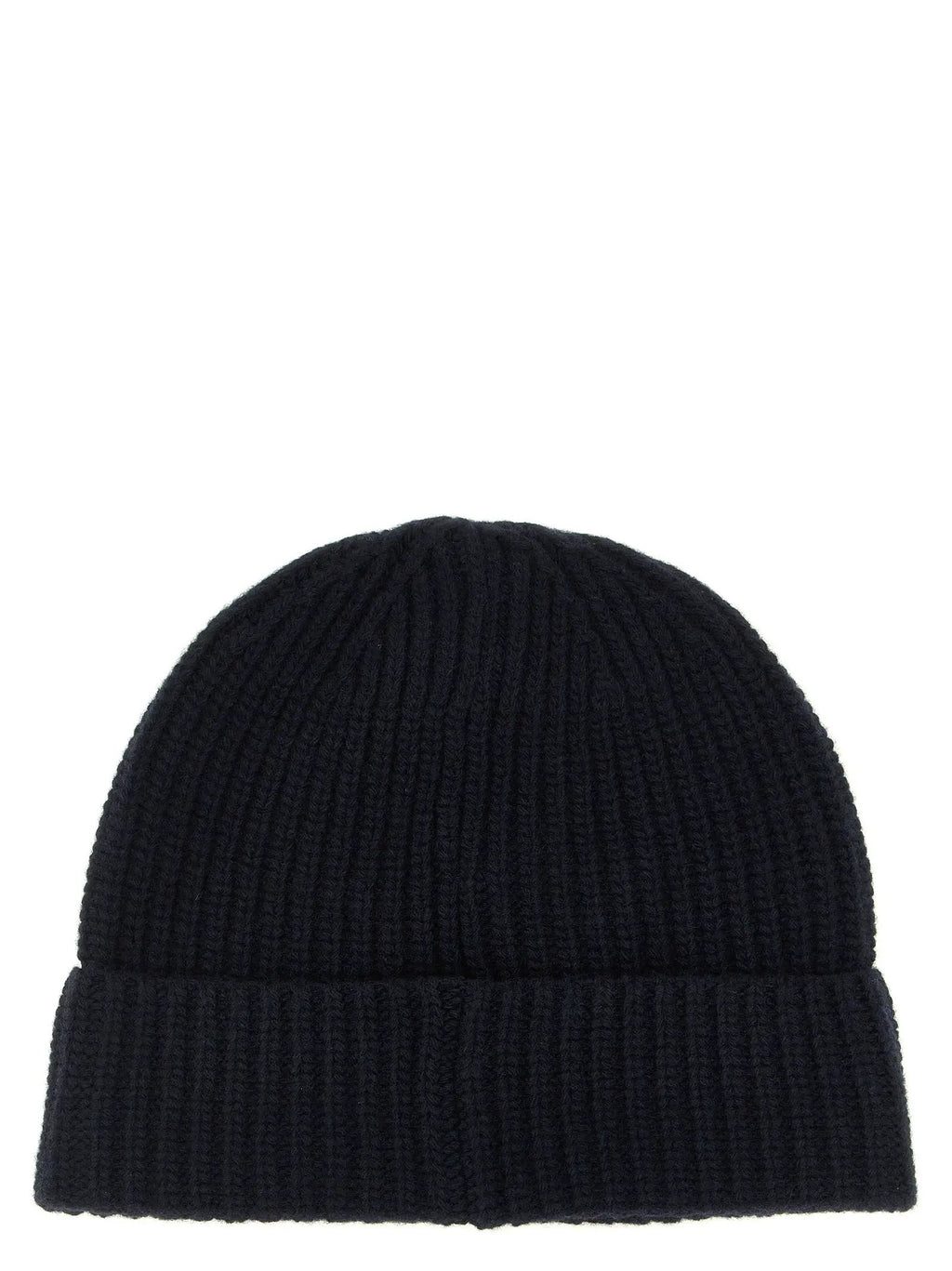 Stone Island Blue Virgin Wool Beanie