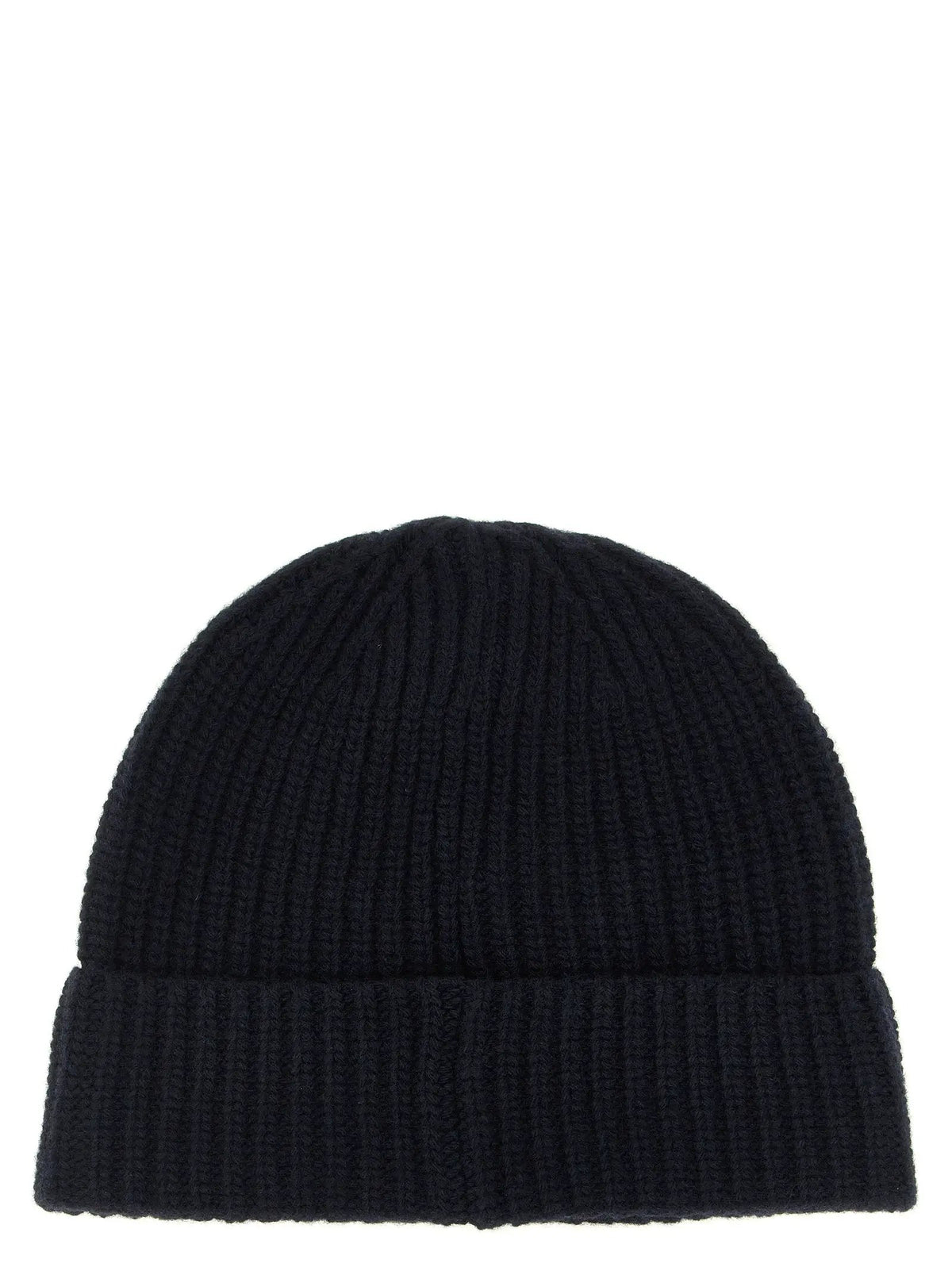 Stone Island Blue Virgin Wool Beanie