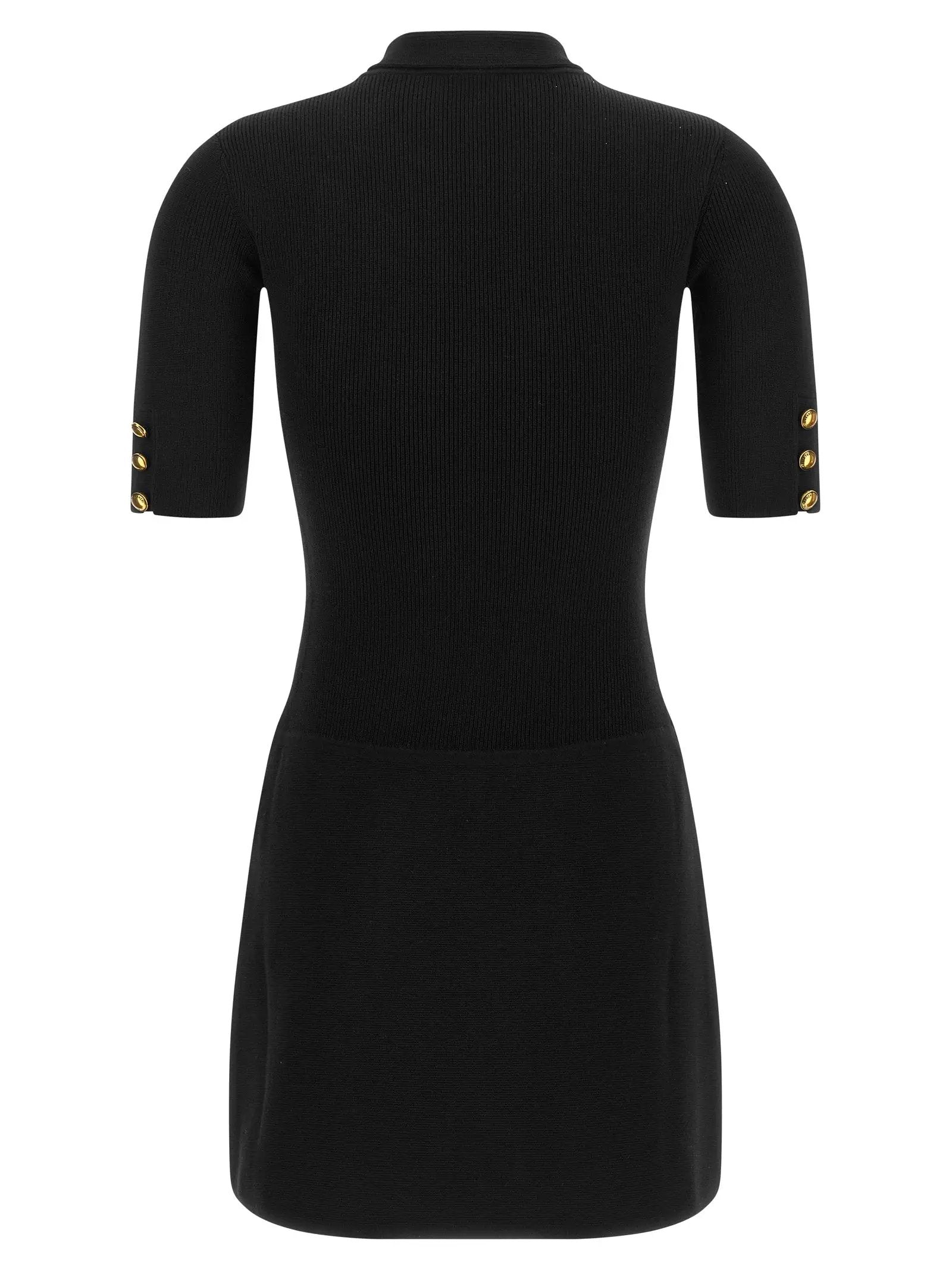 Elisabetta Franchi Elisabetta Franchi Black Viscose Short Dress