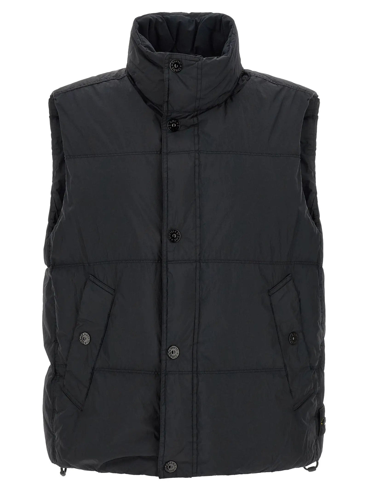 Stone Island Stone Island Blue Polyamide Sleeveless Jacket