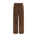 Arma Brown Leather Pants