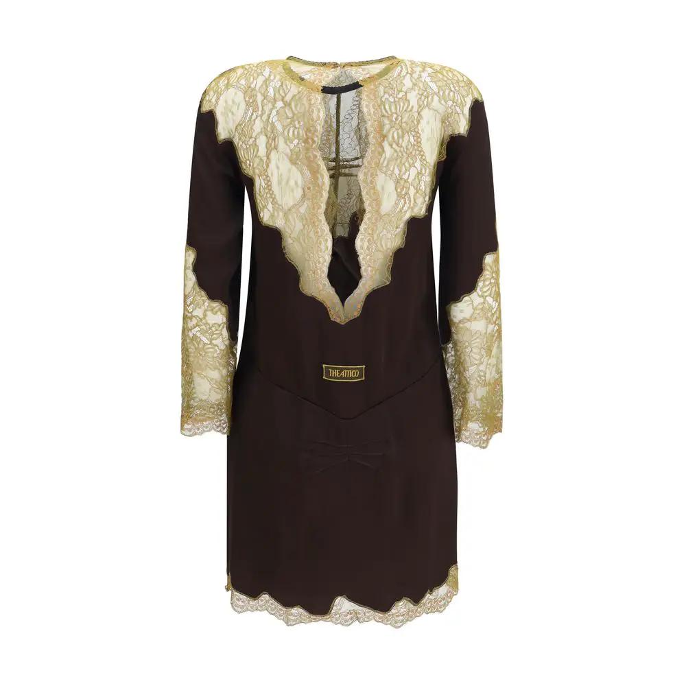 La Robe Décontractée en Acétate Multicolore The Attico