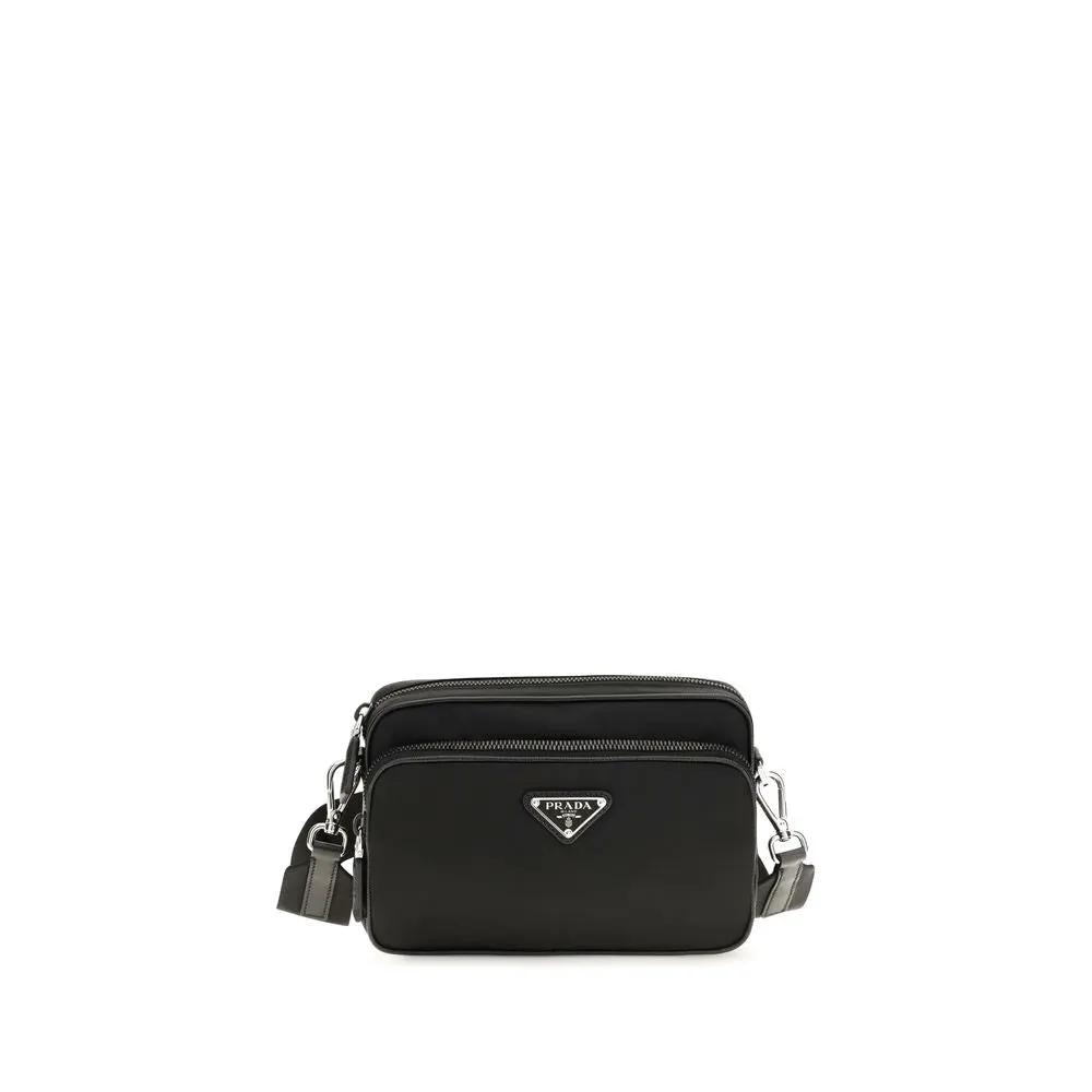 Prada Prada Black Recycled Polyamide Shoulder Bag