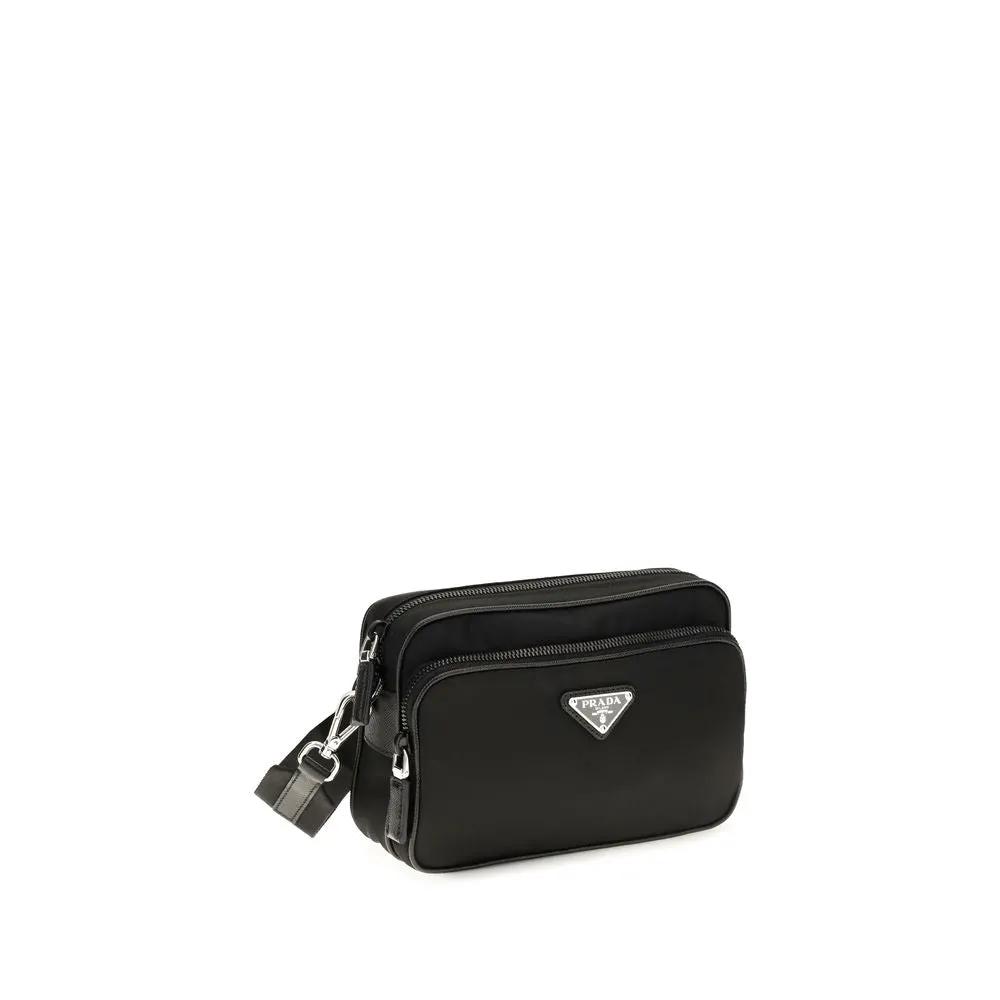Prada Prada Black Recycled Polyamide Shoulder Bag