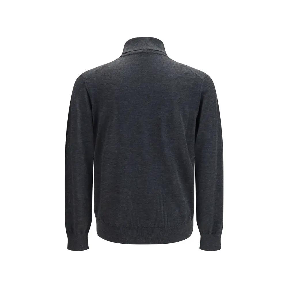 Giorgio Armani Gray Cashmere Turtleneck