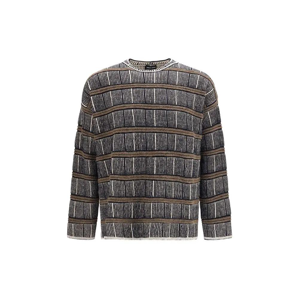 Giorgio Armani Blue Silk Sweatshirt